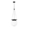 Z-Lite Calhoun Pendant, 1-Light, 13 In.W x 14.75 In.H, Matte black/white opal 7505P13-MB - alternate 5